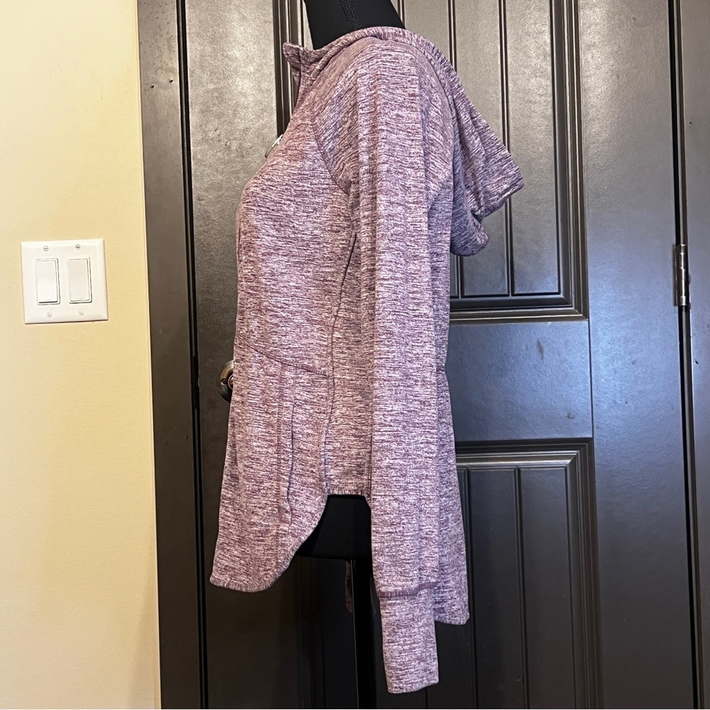 ☀️Serene Tangerine Plum Zip Up Jacket Small - Picture 3 of 10